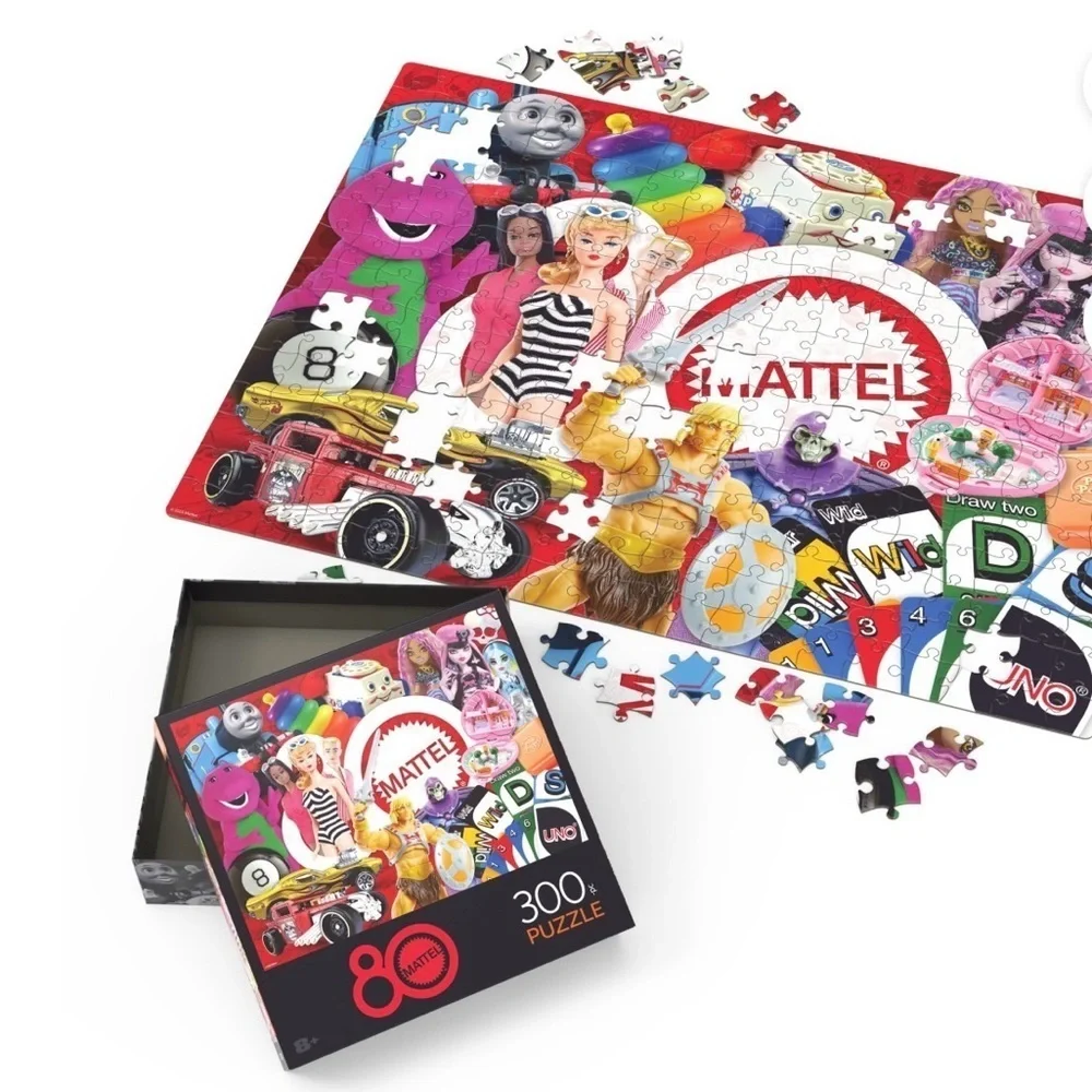 Mattel 80th Anniversary 300-Piece Puzzle
